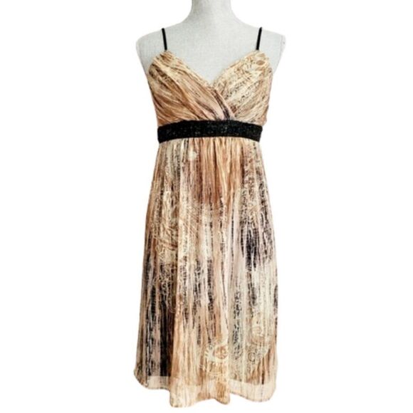 ROULETTE Sleeveless Cross Neck Cocktail Dress – Size 8 (Medium) GUC - Picture 1 of 9